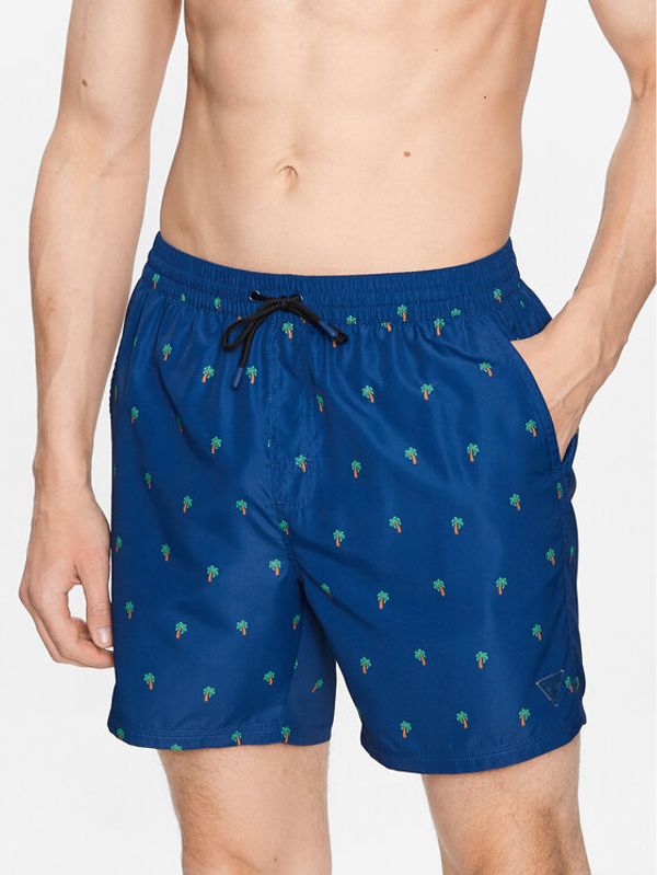 Guess Guess Плувни шорти F3GT20 TEL62 Син Regular Fit