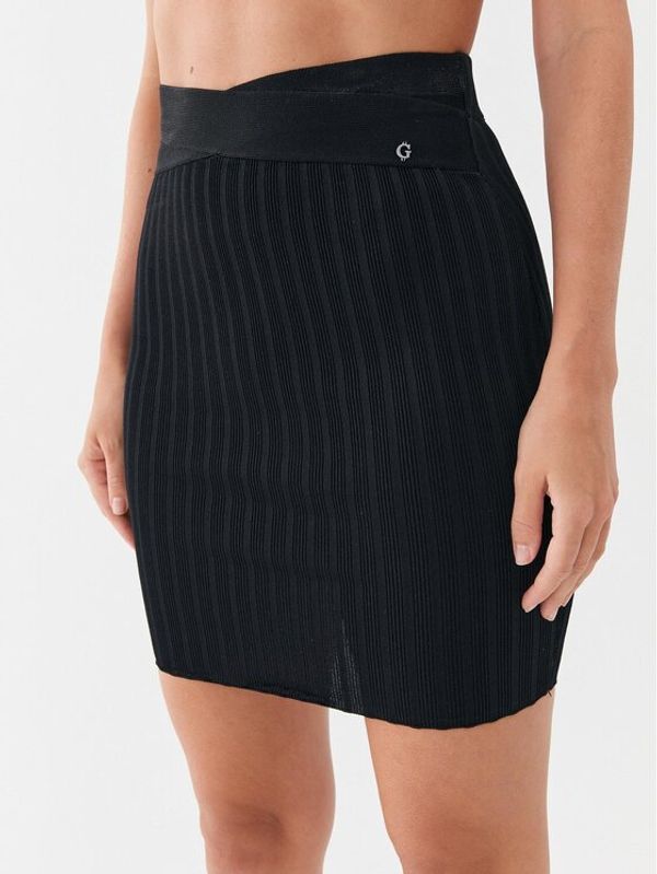 Guess Guess Пола тип молив Alexie W3YD55 Z2U00 Черен Slim Fit