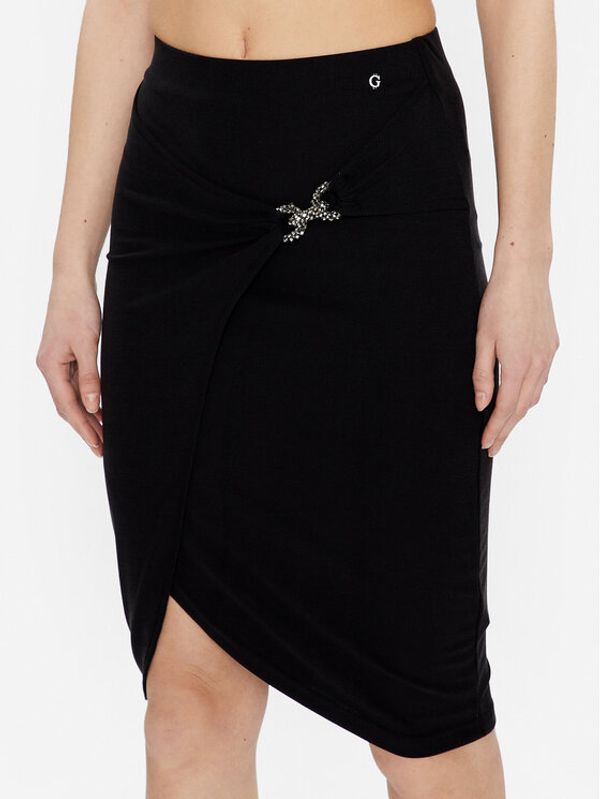 Guess Guess Пола тип молив Dalal W3GD55 KAQL2 Черен Slim Fit