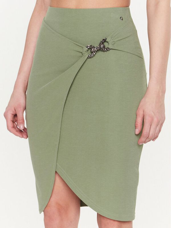 Guess Guess Пола тип молив Dalal W3GD55 KAQL2 Зелен Slim Fit