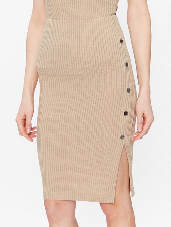 Guess Guess Пола тип молив Edna W3GD99 KBPF0 Бежов Slim Fit