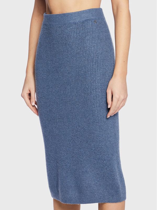 Guess Guess Пола тип молив W3RD78 Z2QA0 Син Slim Fit