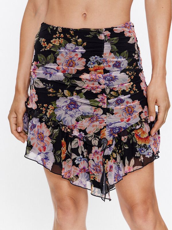 Guess Guess Пола тип трапец W3YD14 KBAH2 Черен Regular Fit