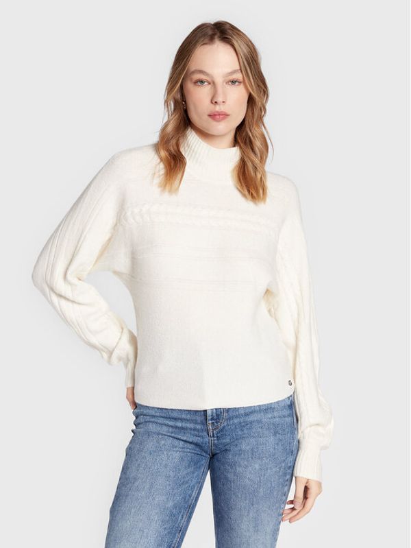 Guess Guess Поло Anne W2BR37 Z2QA0 Бял Regular Fit