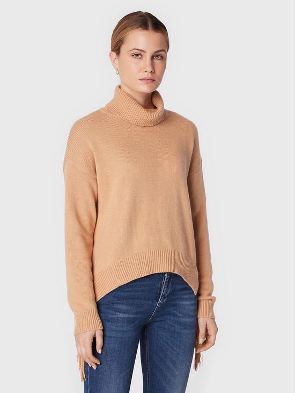 Guess Guess Поло Leonie W2BR32 Z2WX0 Бежов Relaxed Fit