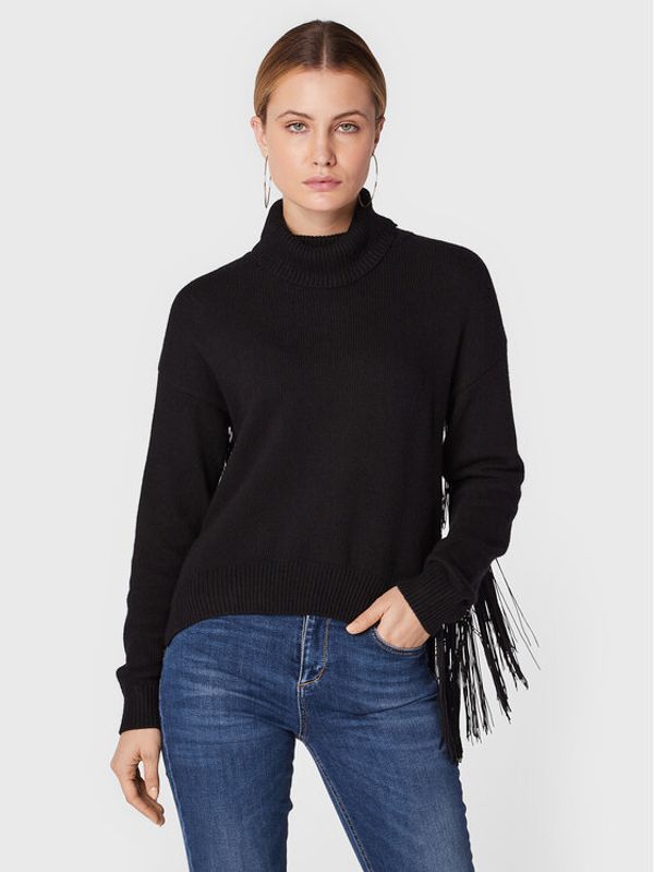 Guess Guess Поло Leonie W2BR32 Z2WX0 Черен Relaxed Fit