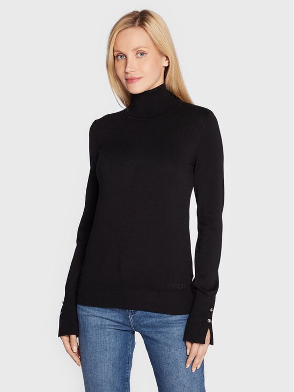 Guess Guess Поло Paule W2BR53 Z2V62 Черен Slim Fit