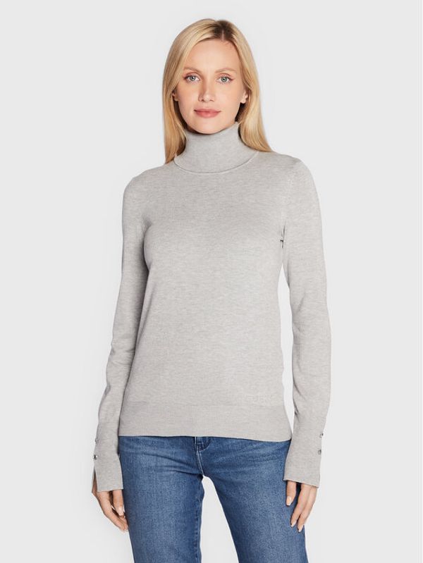 Guess Guess Поло Paule W2BR53 Z2V62 Сив Slim Fit