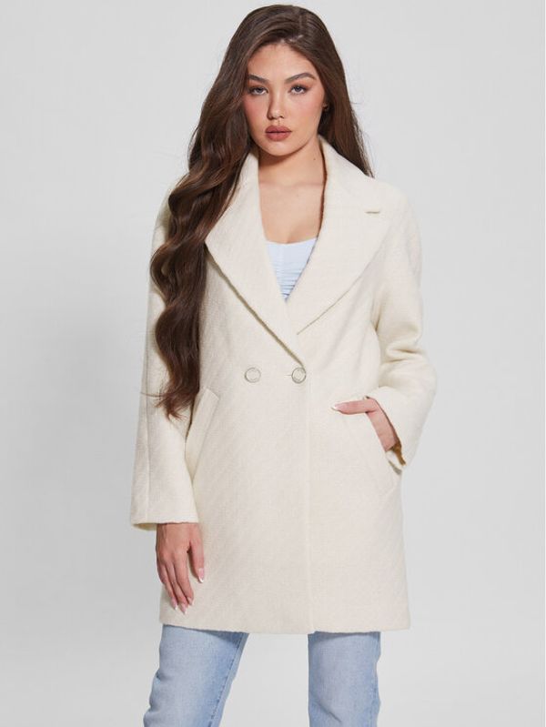 Guess Guess Преходно палто Ginny W3RL13 WF5I0 Екрю Reglan Fit