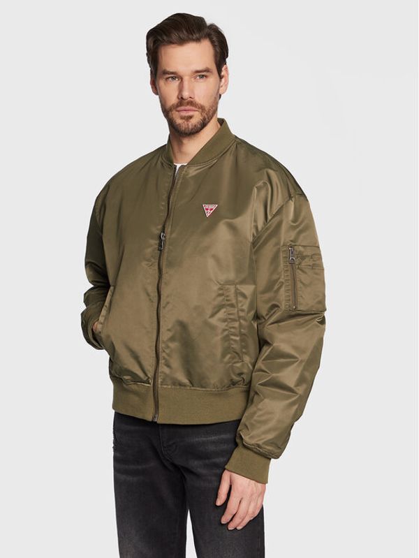 Guess Guess Преходно яке Ace M3RL87 WFA20 Зелен Relaxed Fit