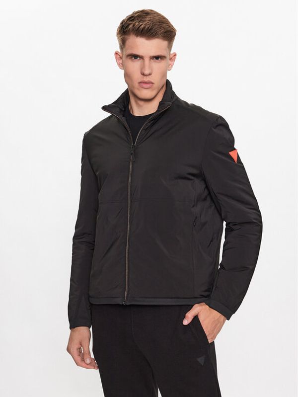 Guess Guess Преходно яке Eugene Z3YL01 WF3X0 Черен Regular Fit