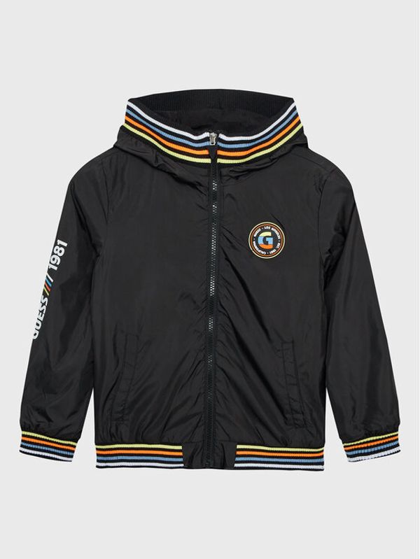 Guess Guess Преходно яке H3RJ03 WCFM0 Черен Regular Fit