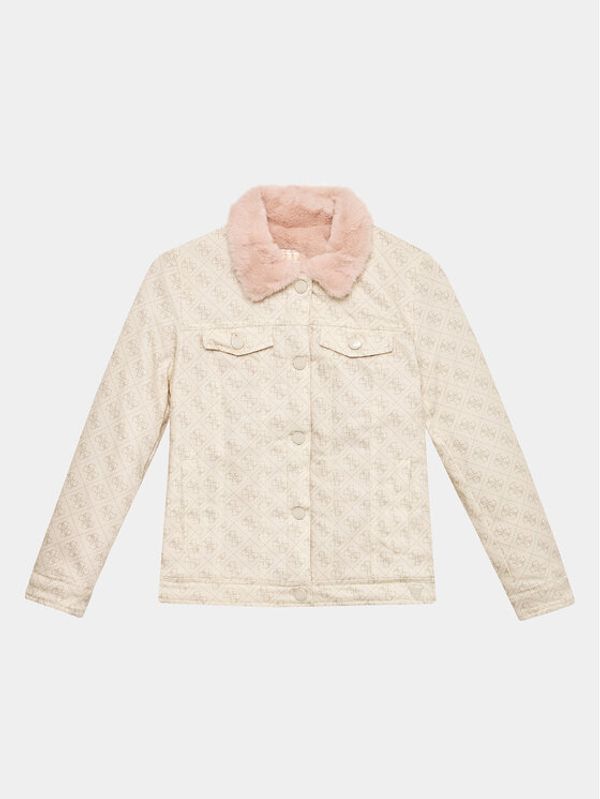 Guess Guess Преходно яке J3YL11 WCTF0 Бежов Regular Fit