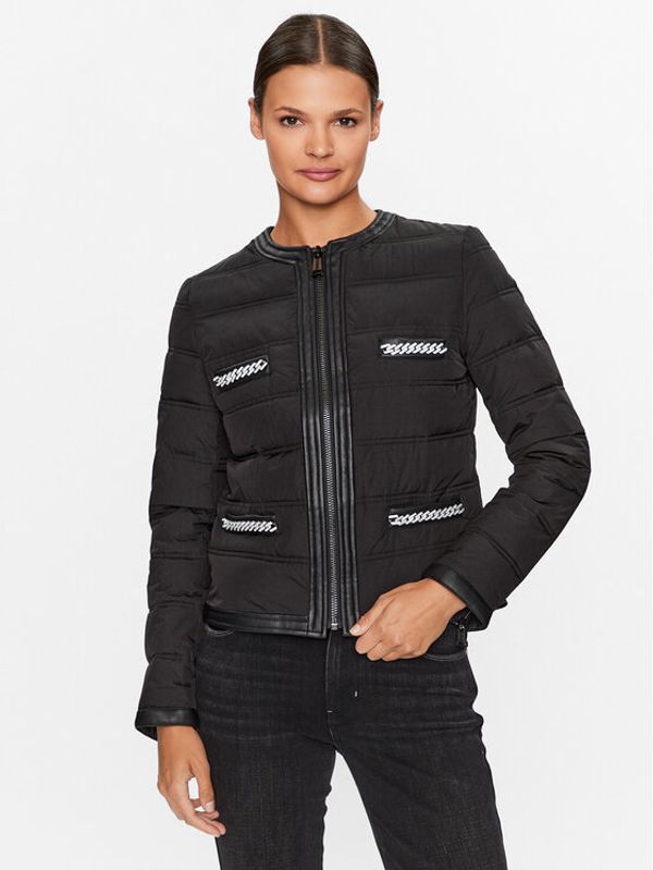 Guess Guess Преходно яке W3YL11 WFIX0 Черен Regular Fit