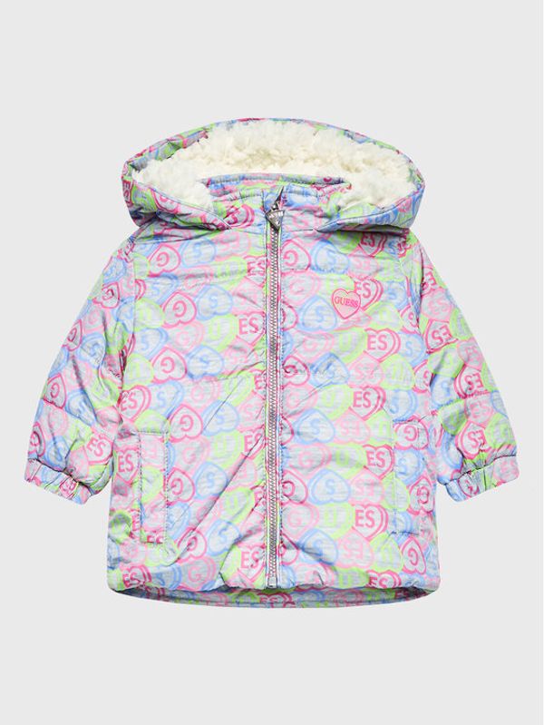 Guess Guess Пухено яке H2BI02 WCFM0 Сив Regular Fit