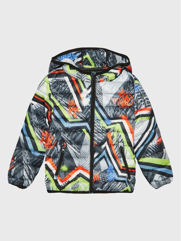 Guess Guess Пухено яке H3RT05 WB310 Сив Regular Fit