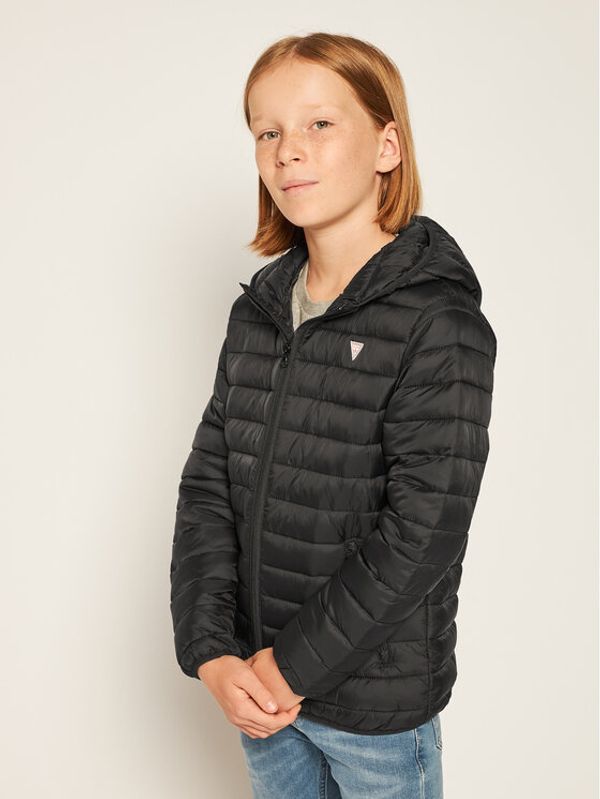 Guess Guess Пухено яке H93J00 WCAO0 Черен Regular Fit