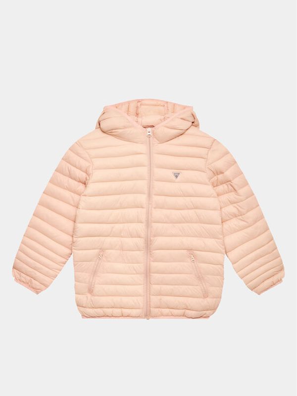 Guess Guess Пухено яке H93J00 WCAO0 Розов Regular Fit