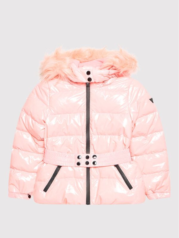 Guess Guess Пухено яке J1BL02 WE920 Розов Regular Fit