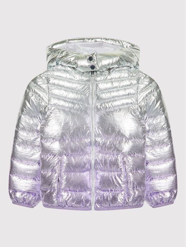 Guess Guess Пухено яке J2RL17 WEGK0 Сребрист Regular Fit