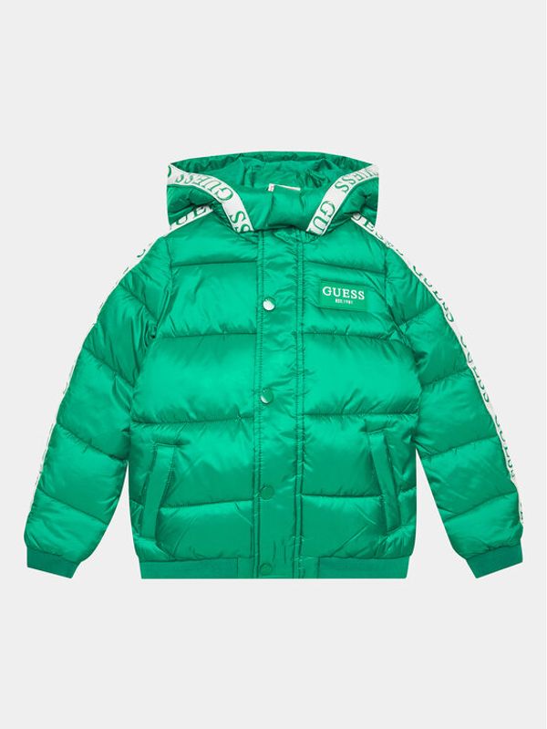 Guess Guess Пухено яке J3YL15 WEGY0 Зелен Regular Fit