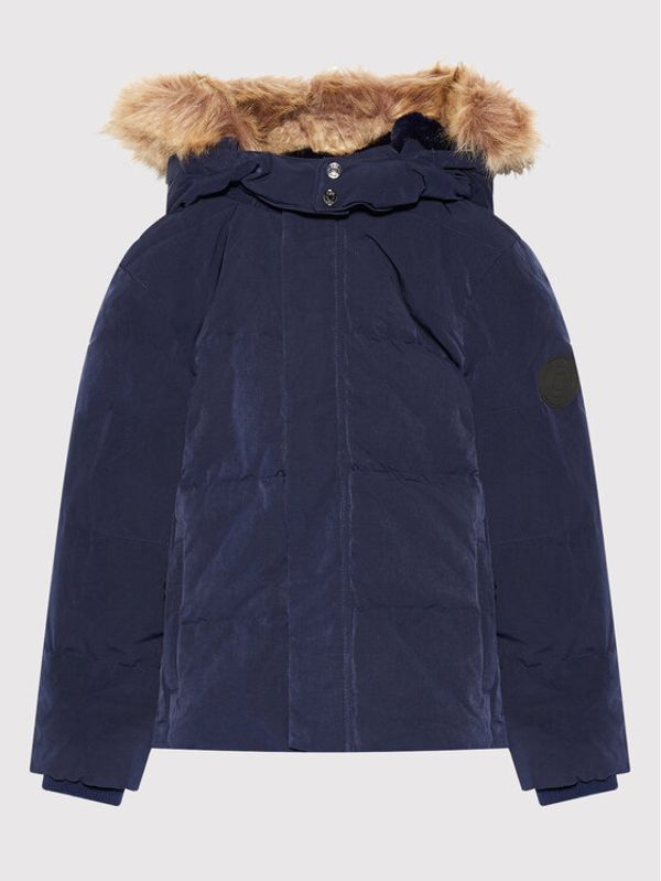 Guess Guess Пухено яке L1BL01 WE6O0 Тъмносин Regular Fit