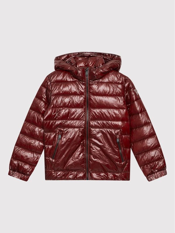 Guess Guess Пухено яке L2YL11 WEJK0 Бордо Regular Fit