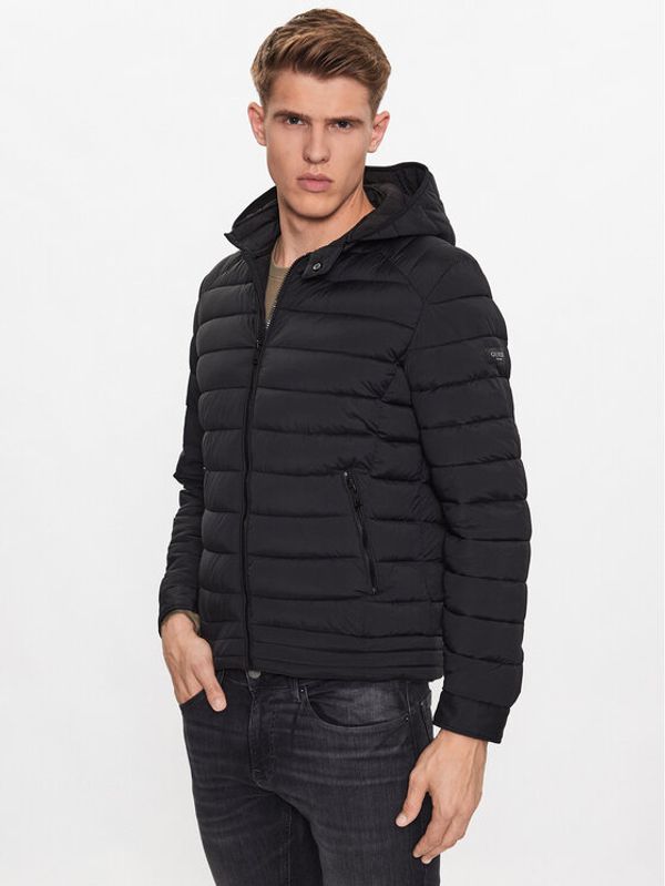 Guess Guess Пухено яке M3YL15 WFHC2 Черен Regular Fit