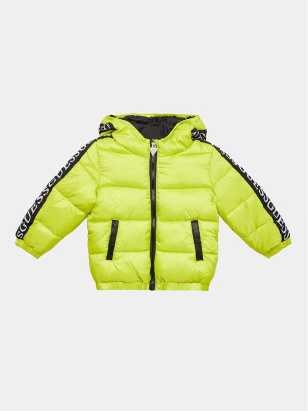 Guess Guess Пухено яке N3YL01 WEGY0 Зелен Regular Fit