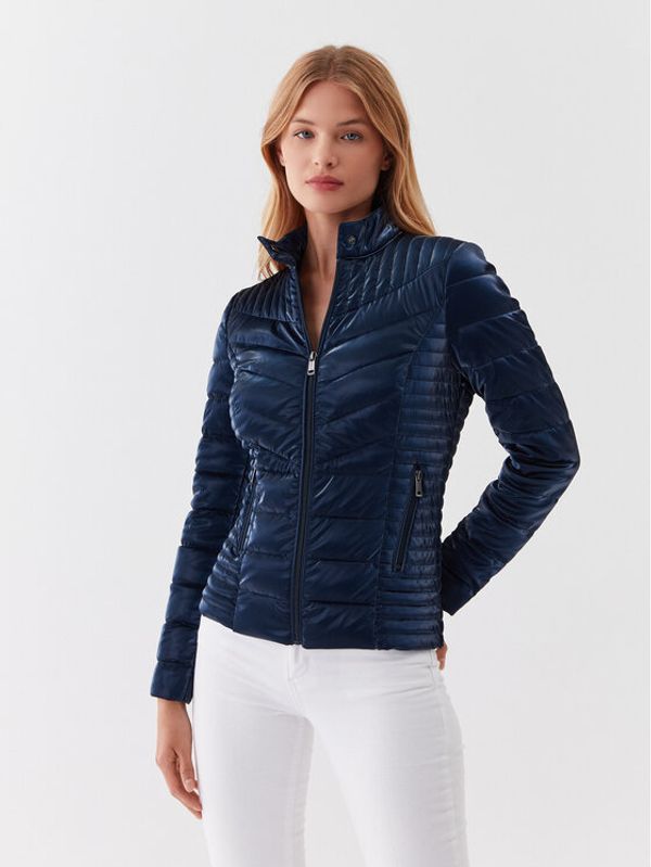 Guess Guess Пухено яке New Vona W3YL14 WFJ10 Тъмносин Regular Fit