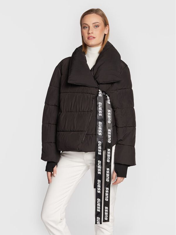 Guess Guess Пухено яке V3RL03 WF3V0 Черен Relaxed Fit