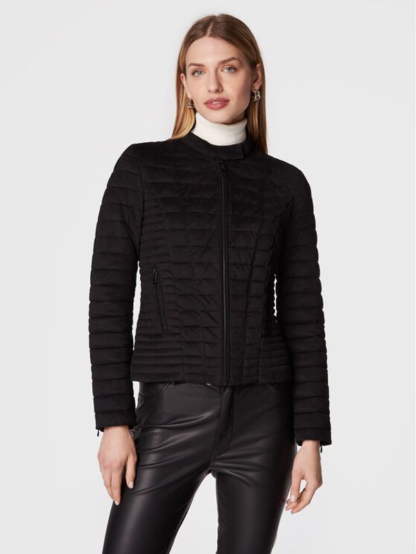 Guess Guess Пухено яке Vona W2BL63 WEX80 Черен Regular Fit