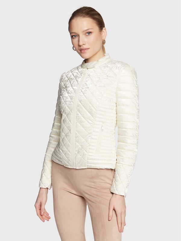 Guess Guess Пухено яке Vona W3RL15 WEP10 Бежов Slim Fit