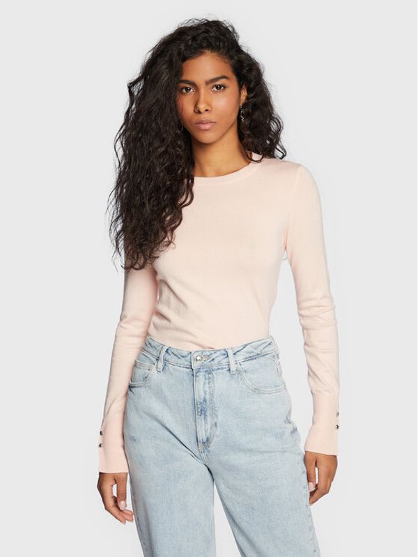 Guess Guess Пуловер Elinor W2YR30 Z2V62 Розов Regular Fit