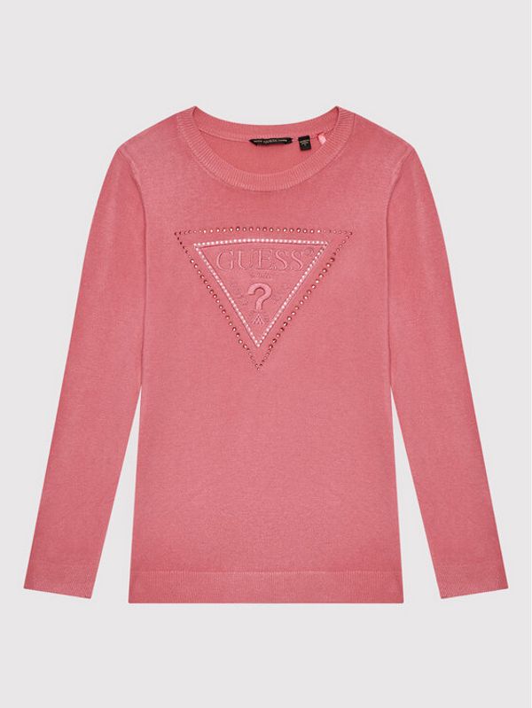 Guess Guess Пуловер J2YR04 Z2NQ0 Розов Regular Fit