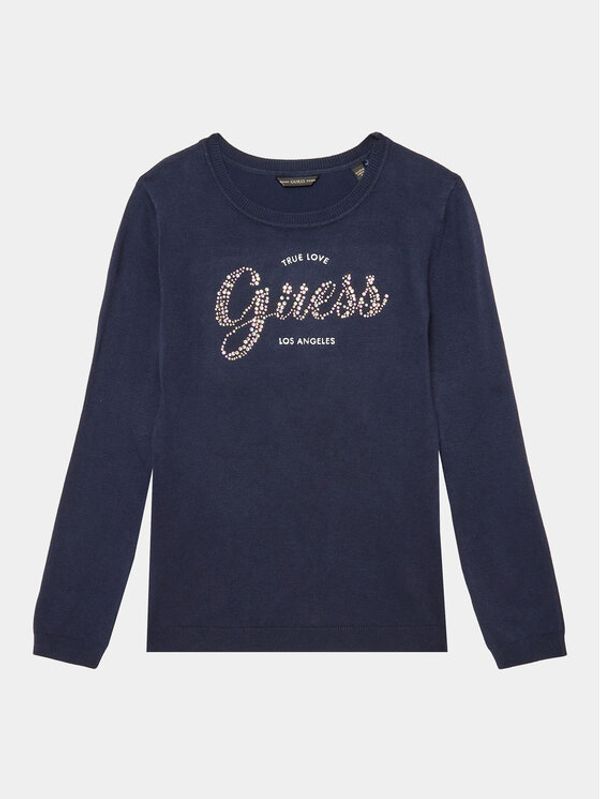 Guess Guess Пуловер J3YR05 Z2NQ2 Син Regular Fit