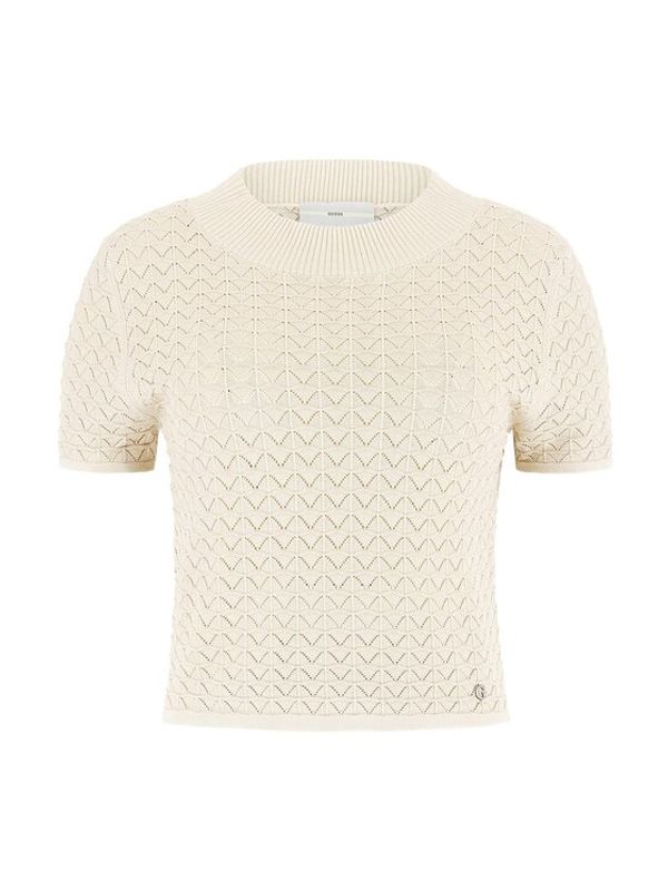 Guess Guess Пуловер Julie W3GR40 Z2U00 Бежов Regular Fit