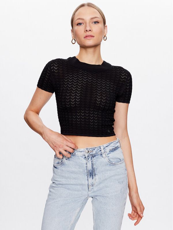 Guess Guess Пуловер Julie W3GR40 Z2U00 Черен Regular Fit