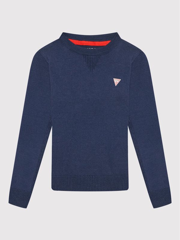 Guess Guess Пуловер N0YR04 Z2VV0 Тъмносин Regular Fit