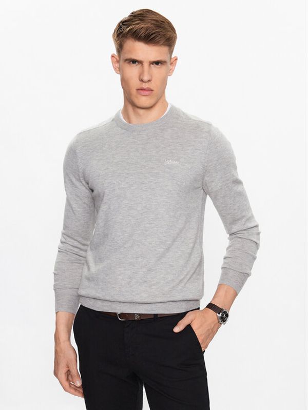 Guess Guess Пуловер Valentine M3YR00 Z3052 Сив Regular Fit