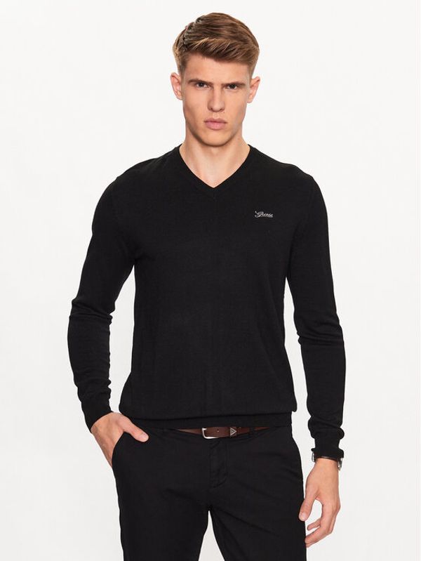 Guess Guess Пуловер Vance M3YR01 Z3052 Черен Regular Fit