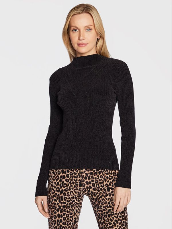 Guess Guess Пуловер W2BR13 Z3132 Черен Slim Fit