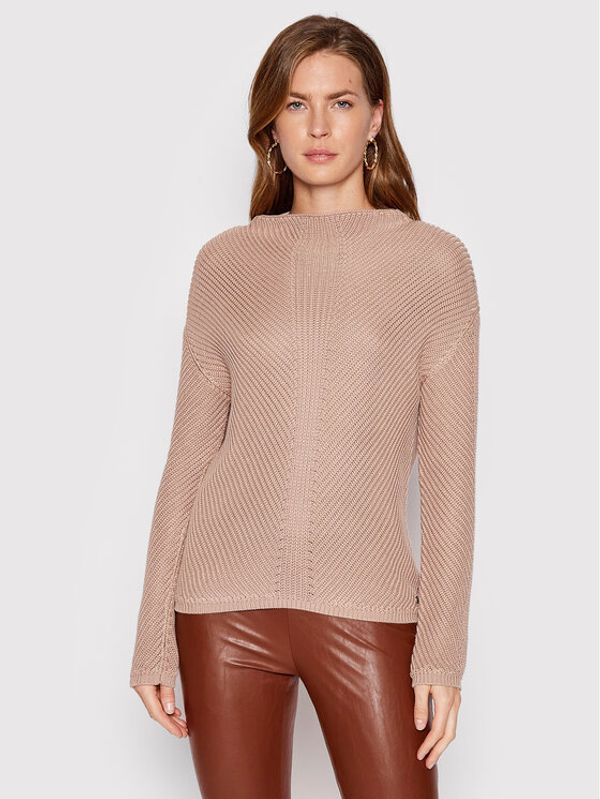 Guess Guess Пуловер W2YR10 Z2Y41 Кафяв Regular Fit