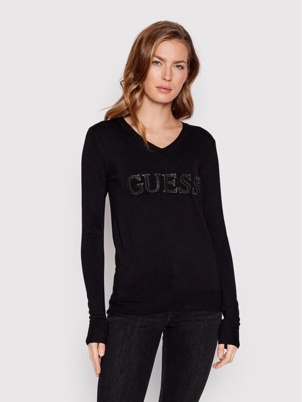 Guess Guess Пуловер W2YR26 Z2NQ0 Черен Regular Fit