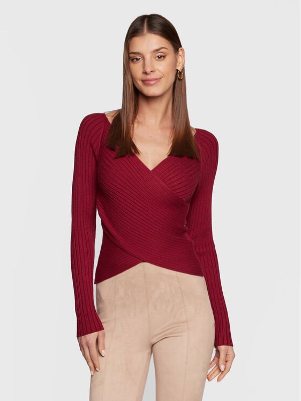 Guess Guess Пуловер W3RR37 Z2V42 Бордо Slim Fit