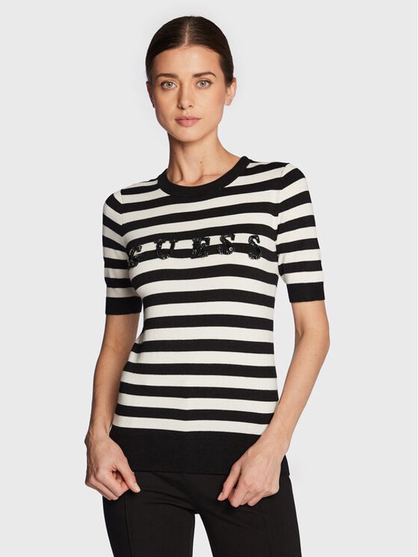 Guess Guess Пуловер W3RR46 Z2NQ2 Черен Slim Fit