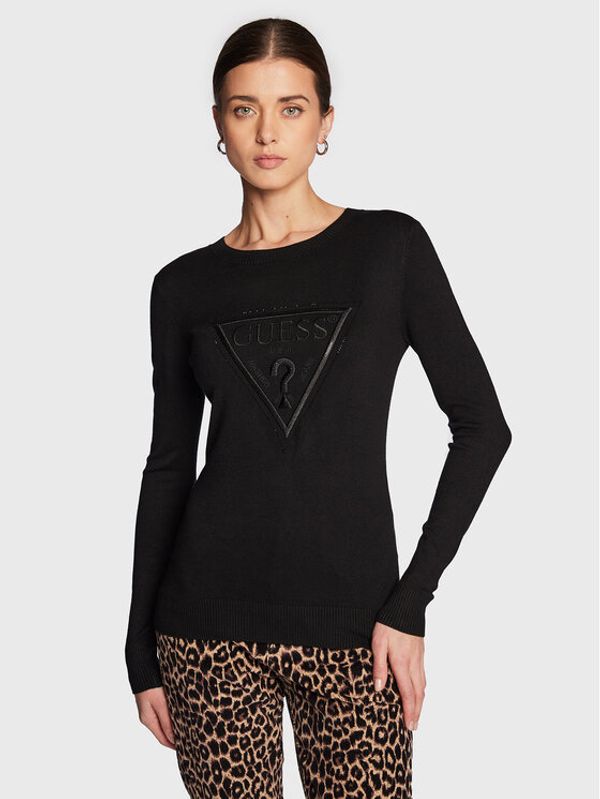 Guess Guess Пуловер W3RR48 Z2NQ2 Черен Slim Fit