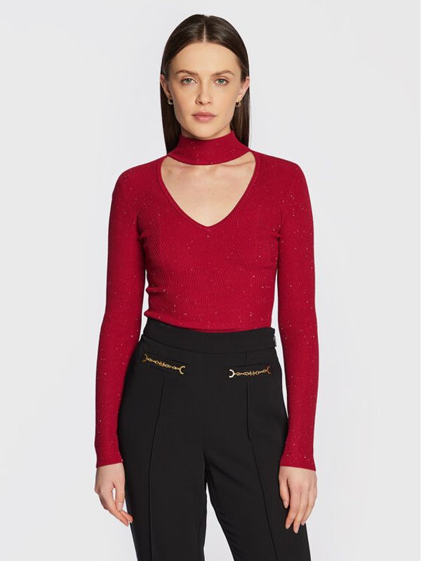 Guess Guess Пуловер W3RR58 Z34O0 Бордо Slim Fit