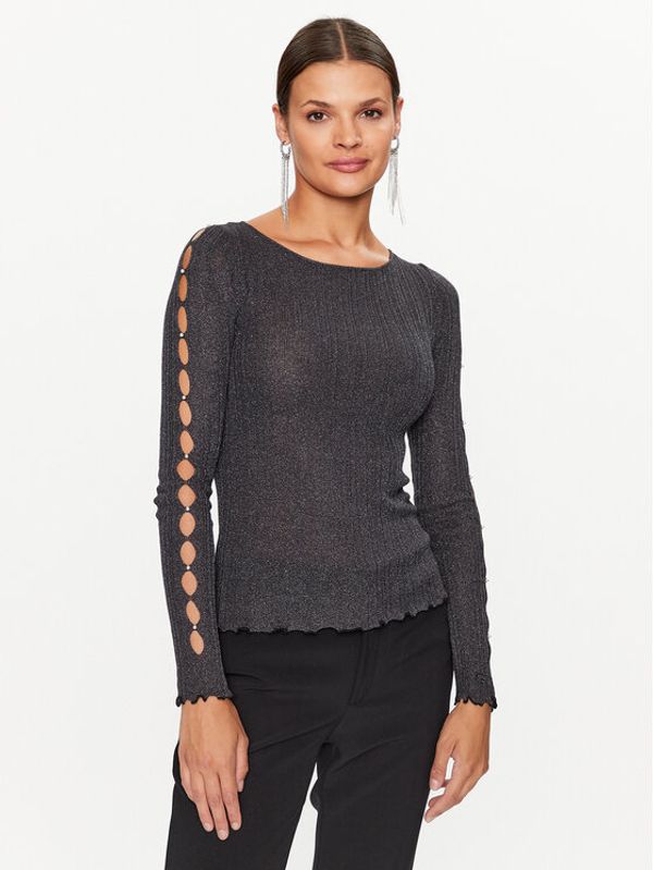 Guess Guess Пуловер W3YR09 Z36L0 Черен Slim Fit