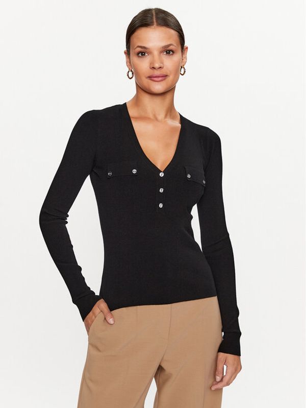 Guess Guess Пуловер W3YR31 Z2YN2 Черен Regular Fit